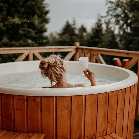 Babiogorska Chata - Dom Z Bali Z Jacuzzi I Sauna Zawoja Exterior photo