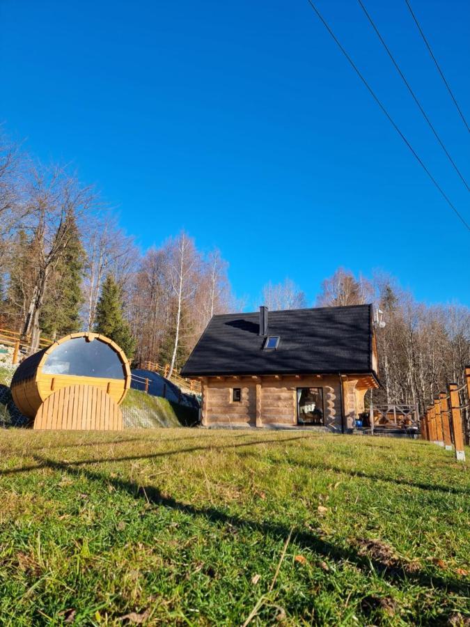 Babiogorska Chata - Dom Z Bali Z Jacuzzi I Sauna Zawoja Exterior photo