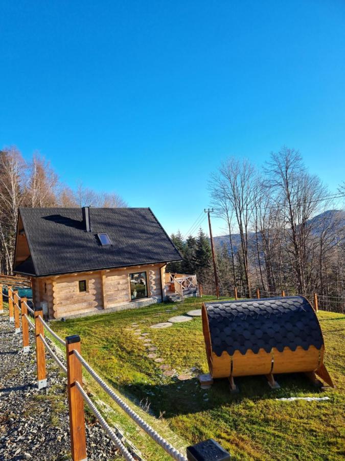 Babiogorska Chata - Dom Z Bali Z Jacuzzi I Sauna Zawoja Exterior photo